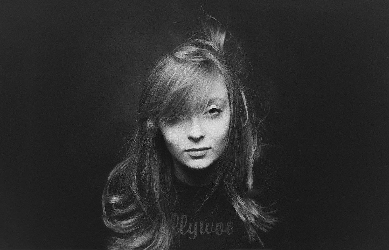 film , girl , hair , BW portrat , , Alexandar Lazarov
