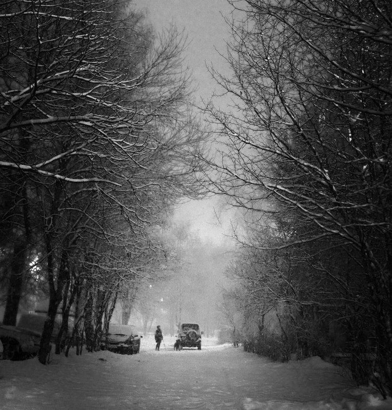 Снегопад фото превью