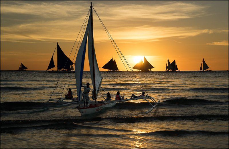 Яхтинг на острове Боракай фото превью