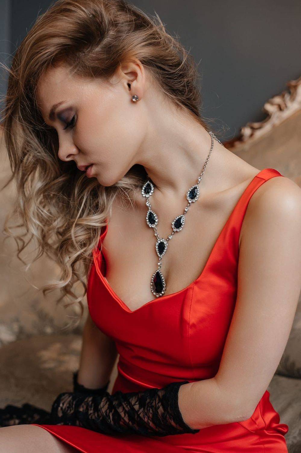 женский портрет, студийный портрет, Элина Ларченкова