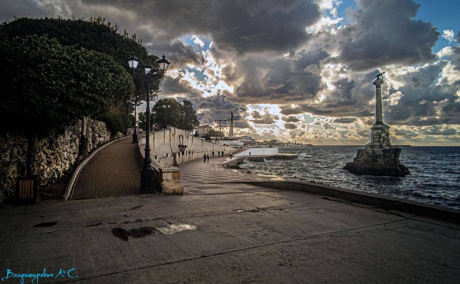 памятник затопленным кораблям севастополь набережная, Алексей Смирнов