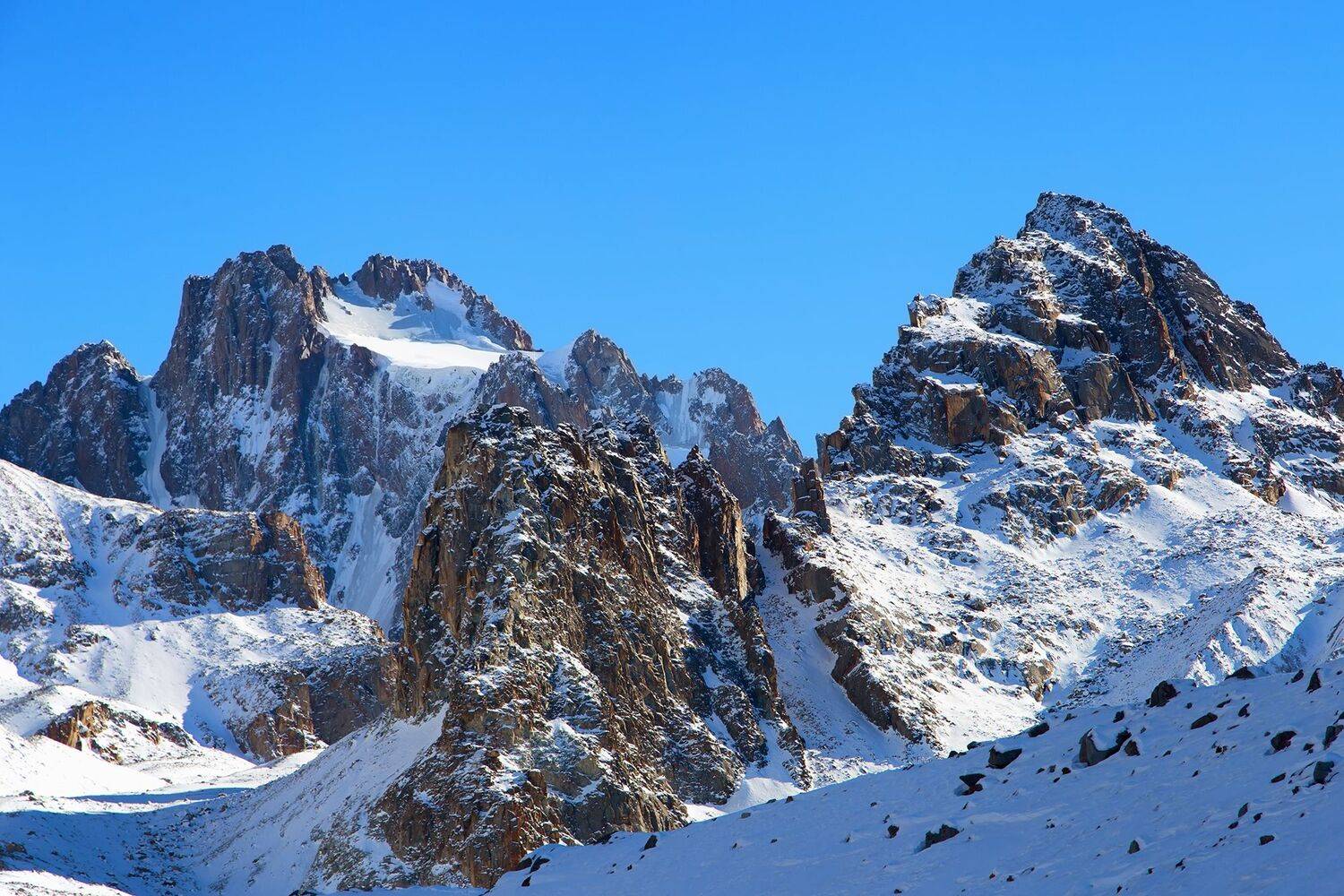 кыргызстан, пик корона(4860м), ала-арча, Элина Магалимова