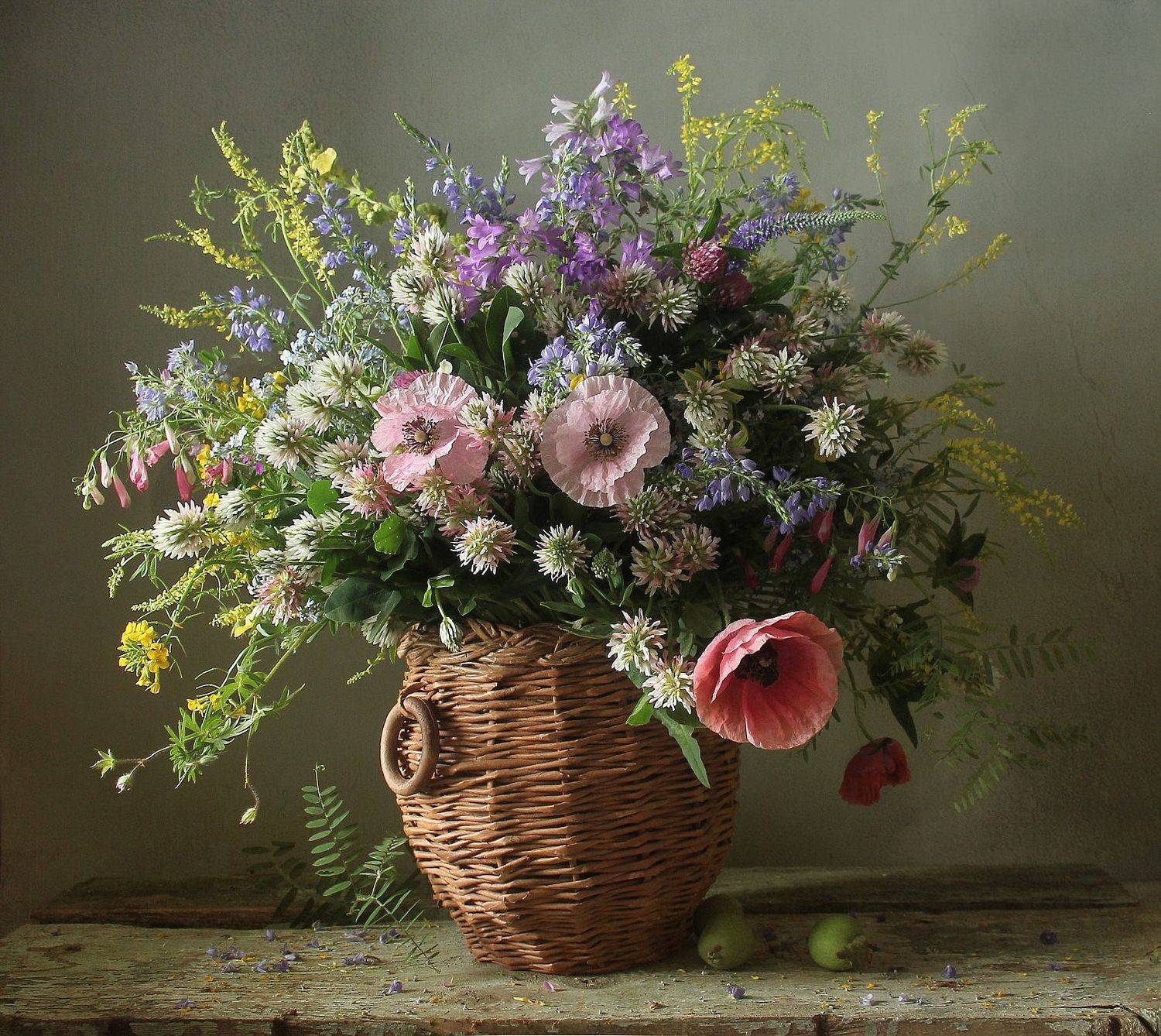 натюрморт, цветы, полевые цветы, лето, марина филатова, Марина Филатова