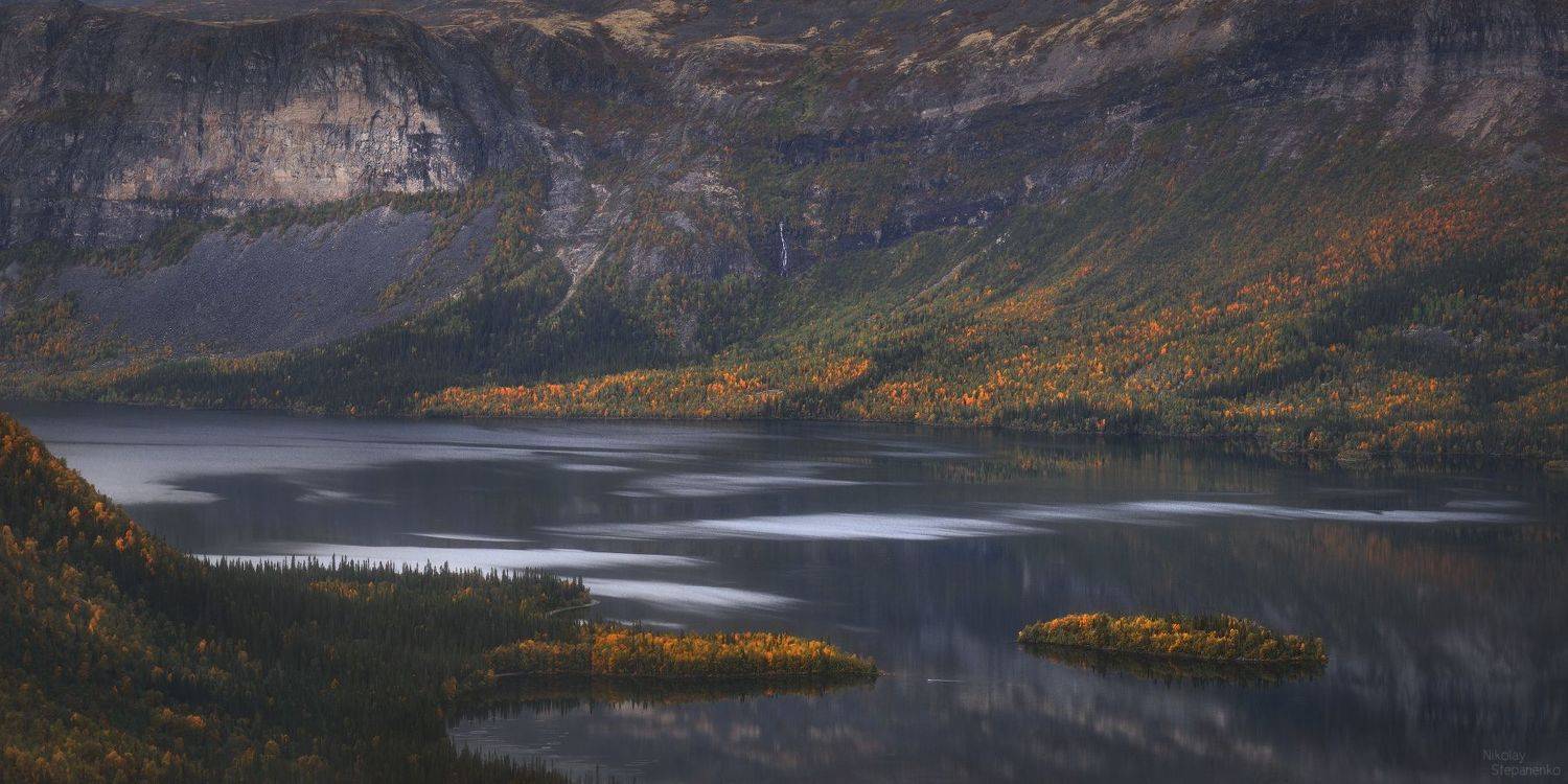 ловозерские тундры, луяврурт, сейдозеро, кольский полуостров, осень, тайга, озеро, лес, Николай Степаненко