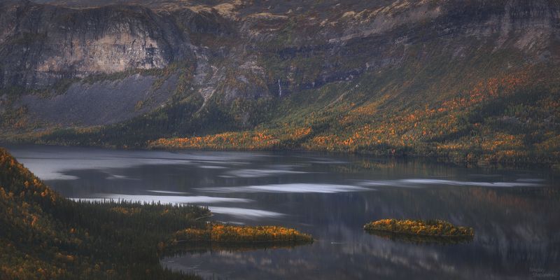 ловозерские тундры, луяврурт, сейдозеро, кольский полуостров, осень, тайга, озеро, лес Священное озеро фото превью