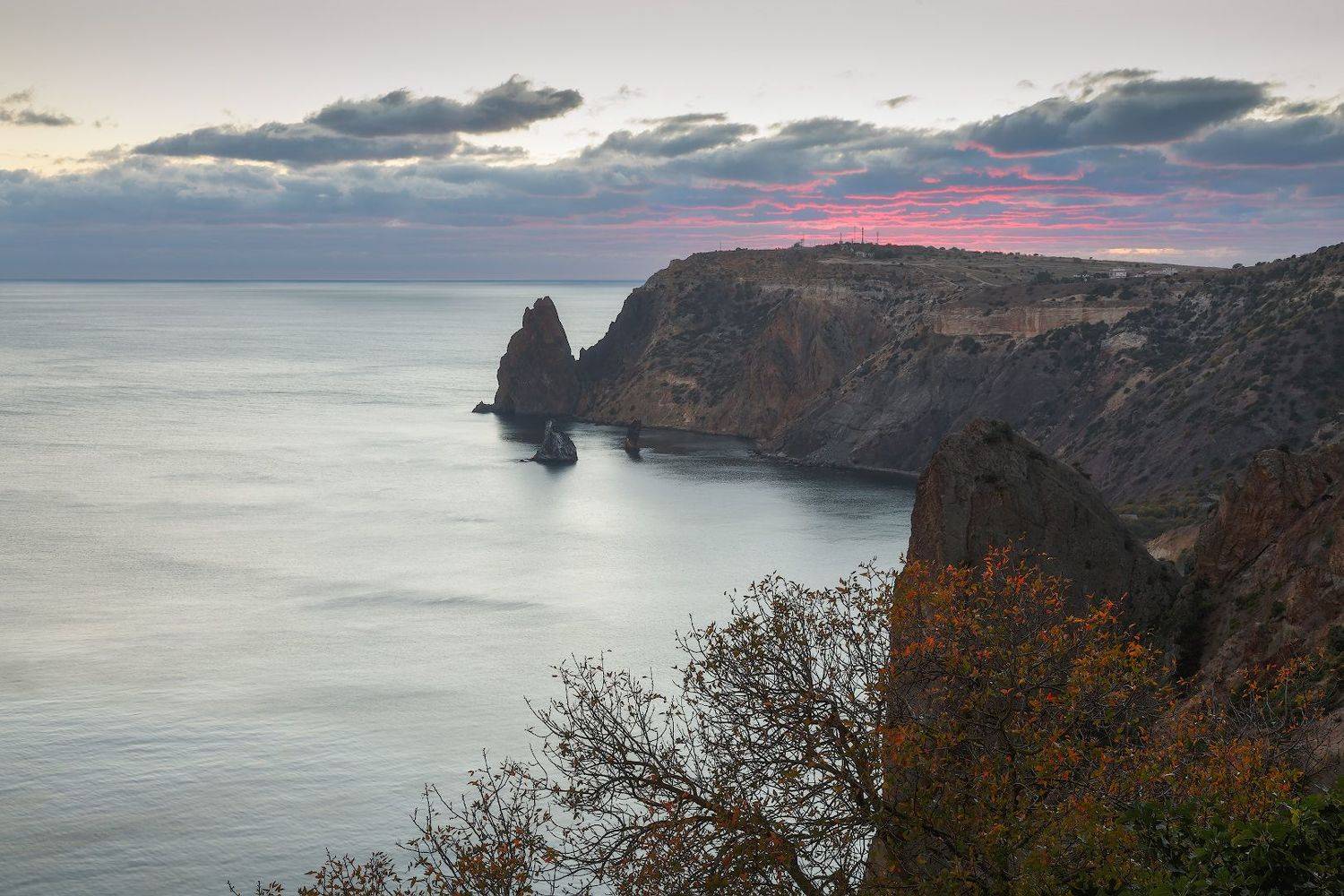 севастополь, море, пляж, осень, фиолент., Владимир Дубинин