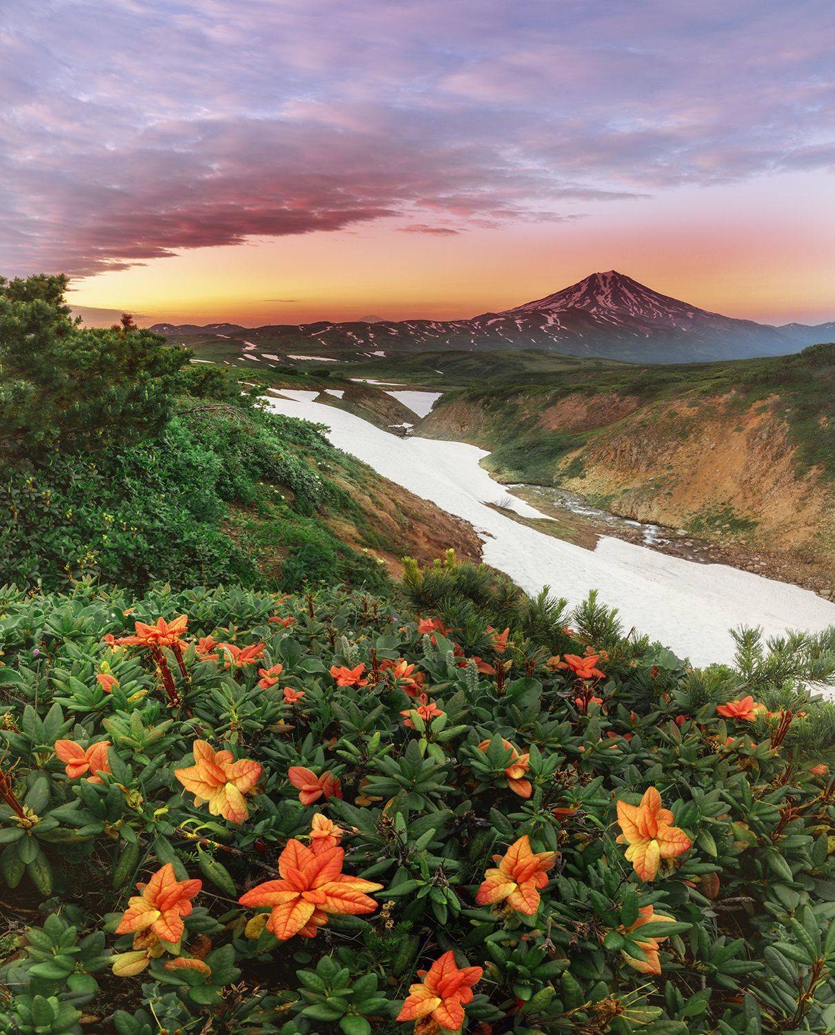 Россия, Камчатка, вулкан, пейзаж,, Лариса Николаевна Дука