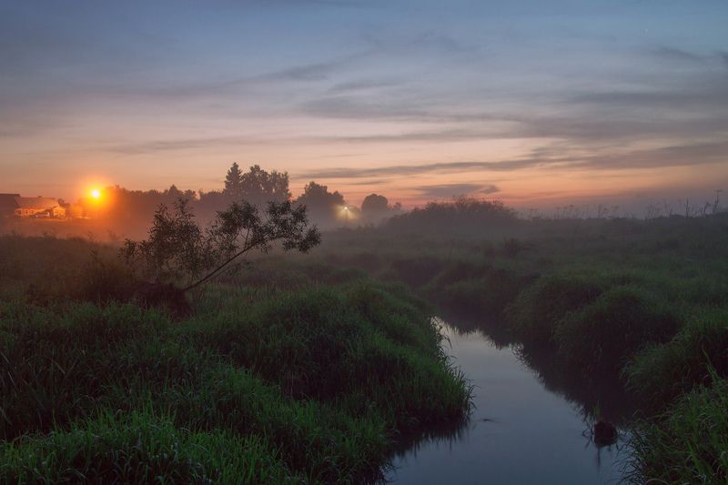 Ночной туман фото превью