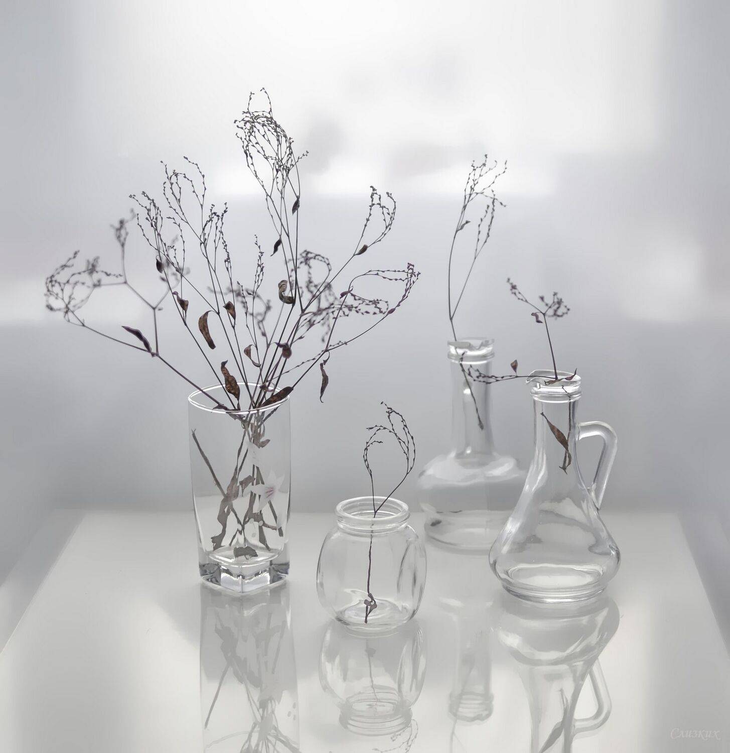 натюрморт,композиция,свет,букет,стекло, Инаида