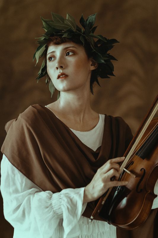 Fine Art portrait, Fine Art photo Music Heavenly Maid фото превью