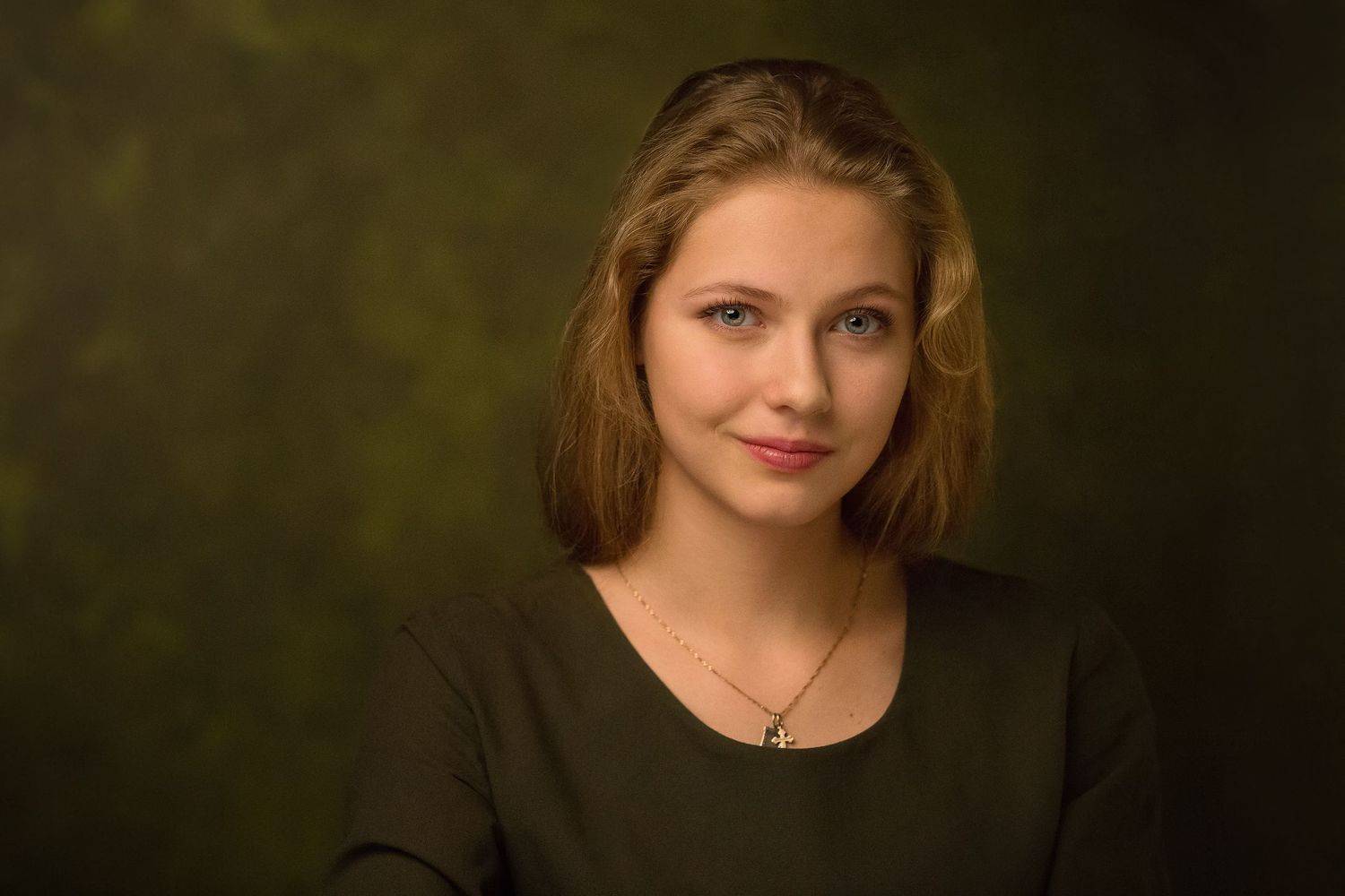 портрет, девушка, Алексей Назаров