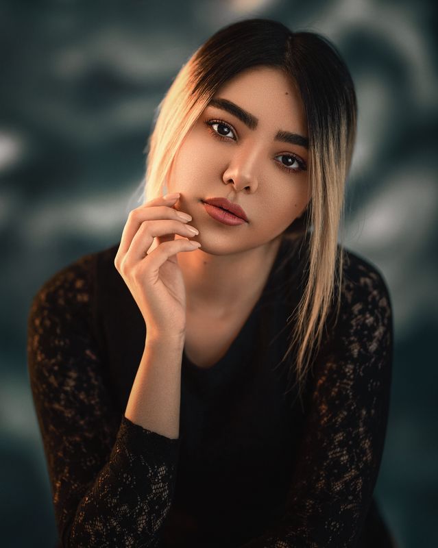 portrait, portraitphotography, woman, femaleportrait, studio, studioshot, makeup Shaghayegh фото превью