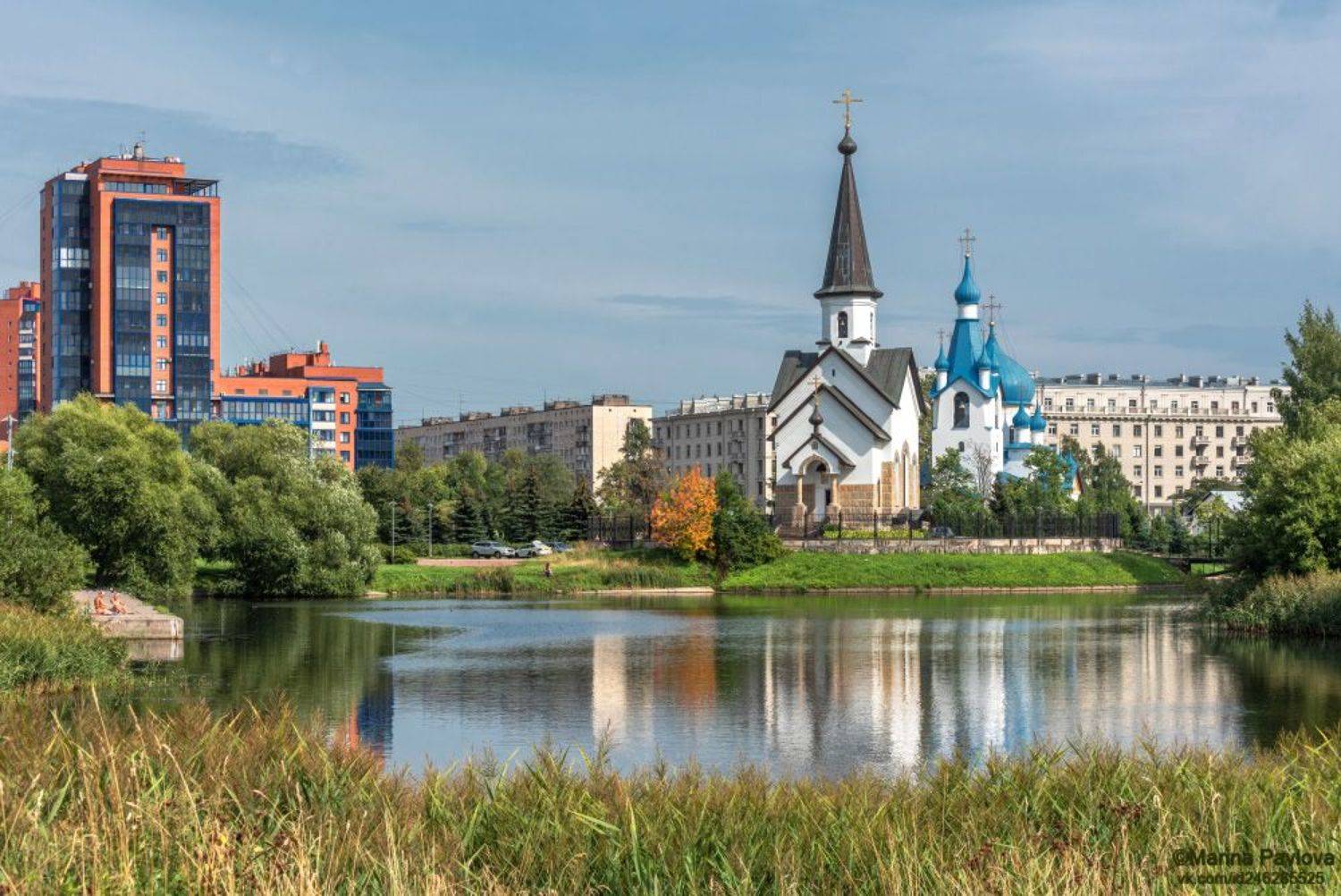 город, архитектура, санкт-петербург, пулковский парк, храм, церковь,  церковь святого георгия победоносца, церковь рождества христова, городской пейзаж, nikon, Павлова Марина