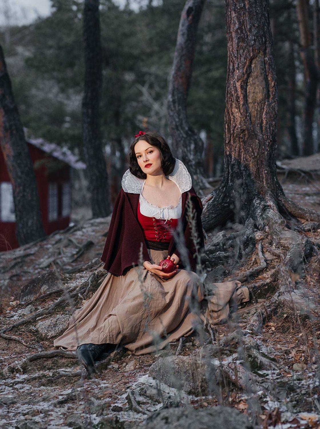 сказочное фото, постановочное фото, сказка, художественное фото, женский портрет, canon, art, в лесу, белоснежка, сказка на фото, дисней, принцесса, лес, косплей, Сигат Екатерина