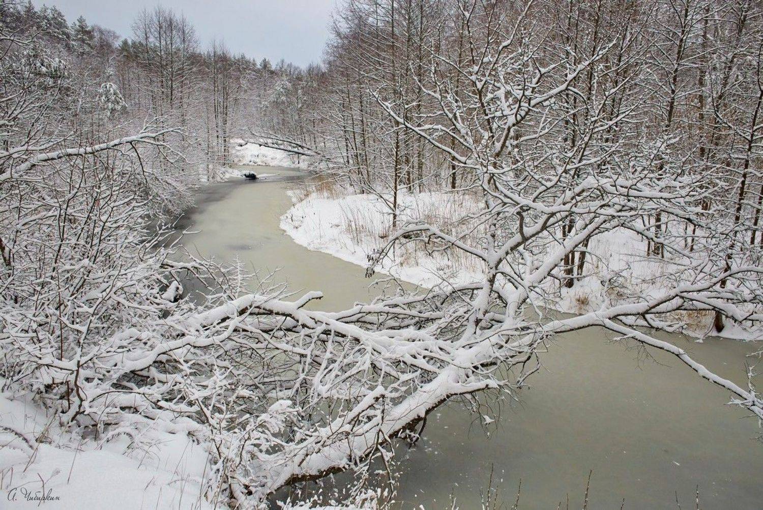 саров, зима, сатис, пейзаж, Александр Чибиркин