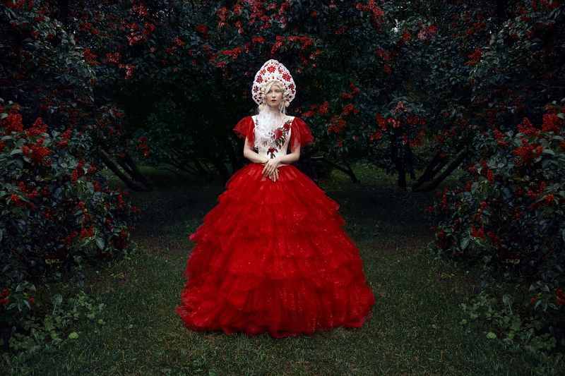 Fine Art photography, Color grading Lady Valentine фото превью