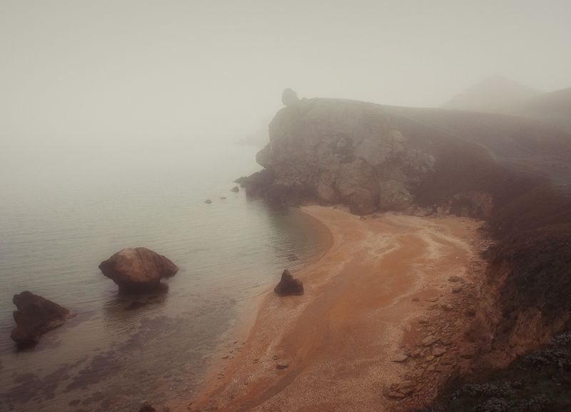 Туман на Генеральских пляжах. фото превью