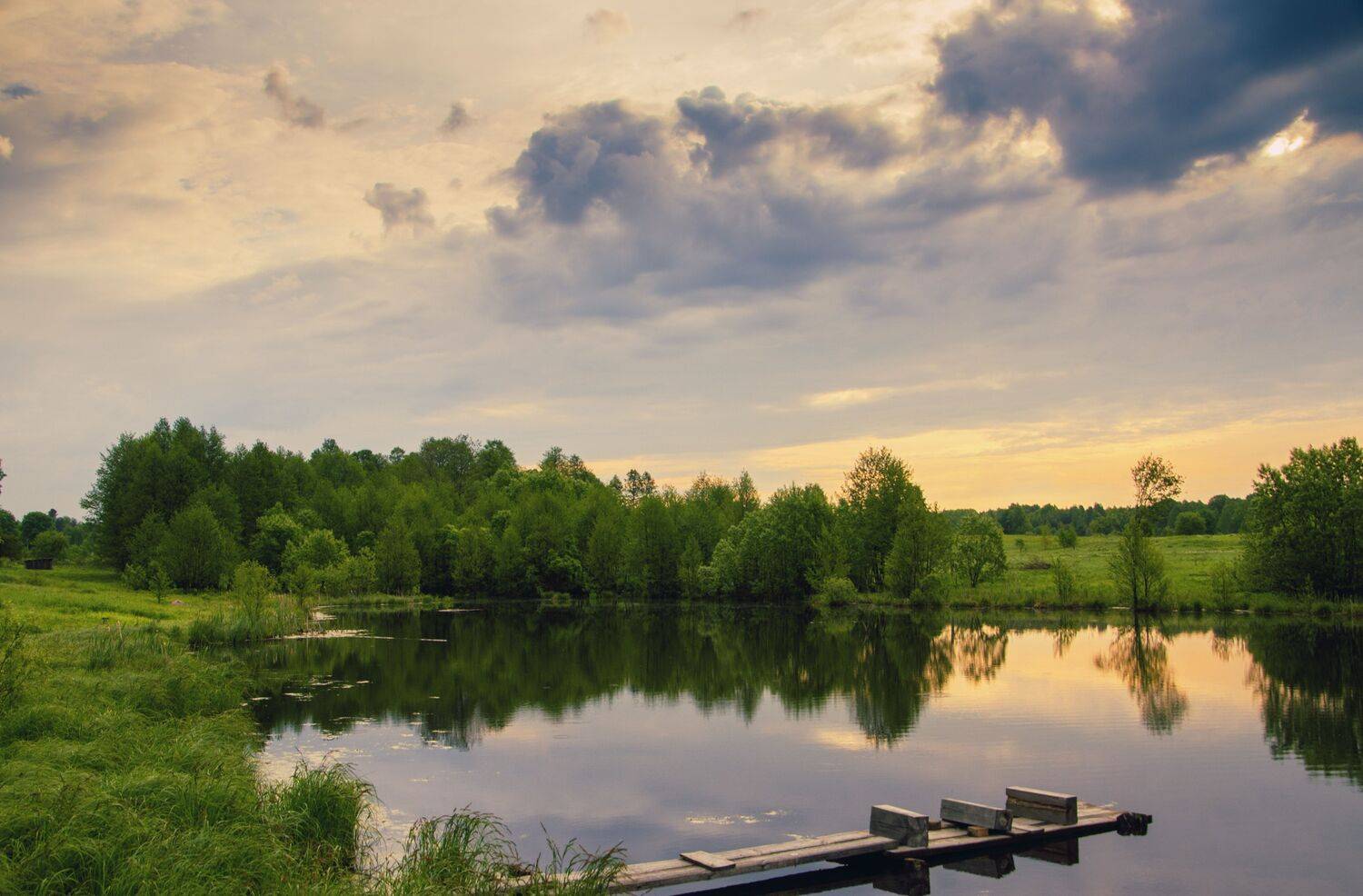 вечер пейзаж путешествия, Александр Березуцкий