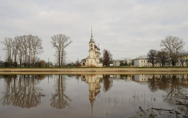 church, history, architecture, symbol, city Cold morning фото превью