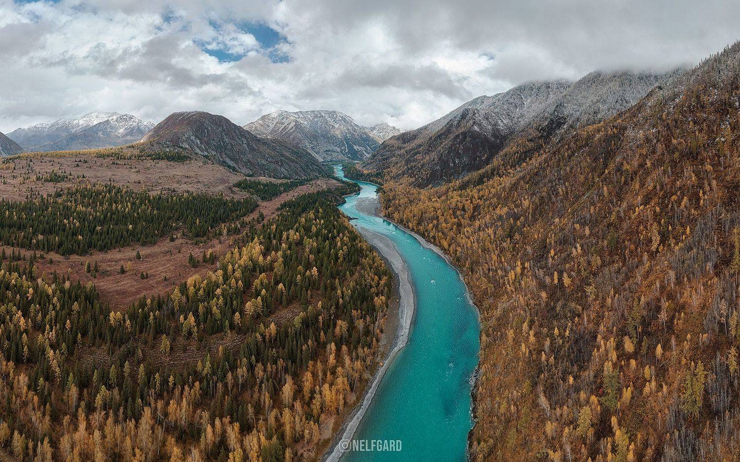 алтай, осень, онгудай, катунь, горы, Чехонин Александр