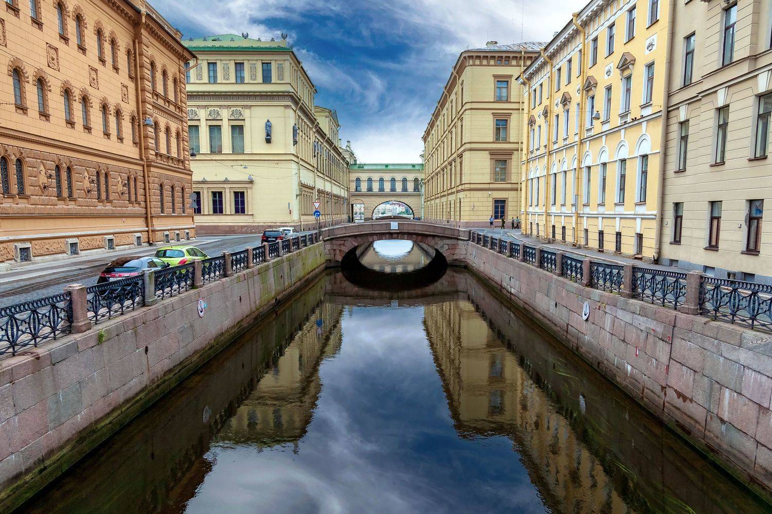 город, архитектура, санкт-петербург, мост, канал, пейзаж, Игнатьев Александр