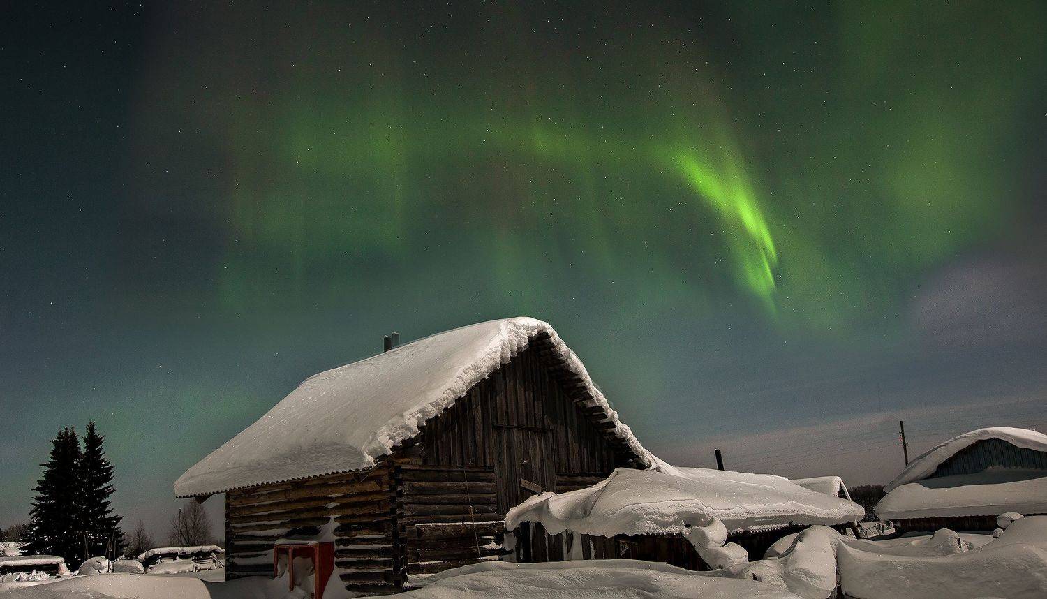 печора,.коми,север,природа,аврора,северное сияние,komi,, Игорь Триер