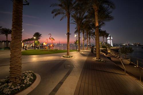 Dubai Creek Harbor Views Night