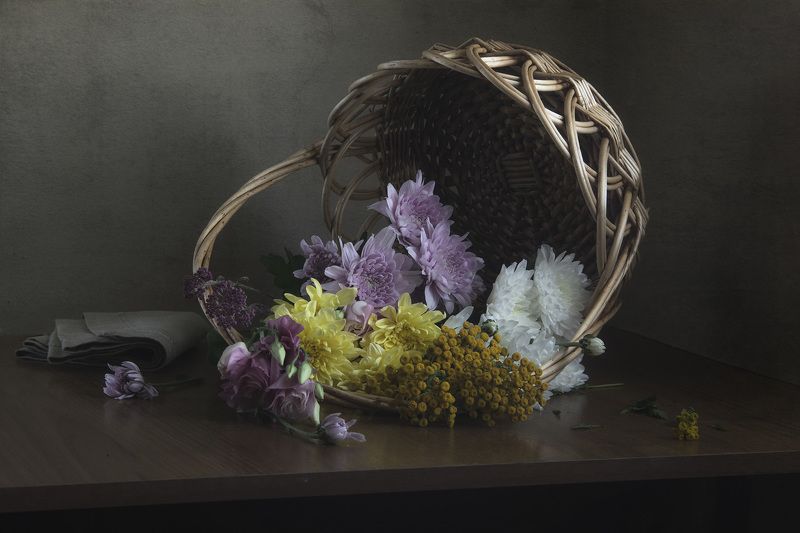 Осенние цветы фото превью