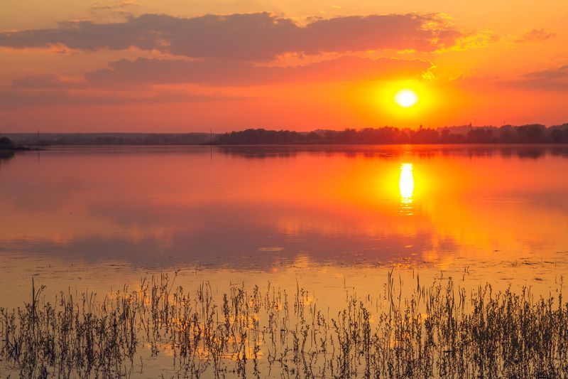 Закат  фото превью