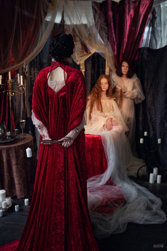 батори, портрет, легенда, девушки, история, Хэллоуин, артфото Графиня Батори фото превью