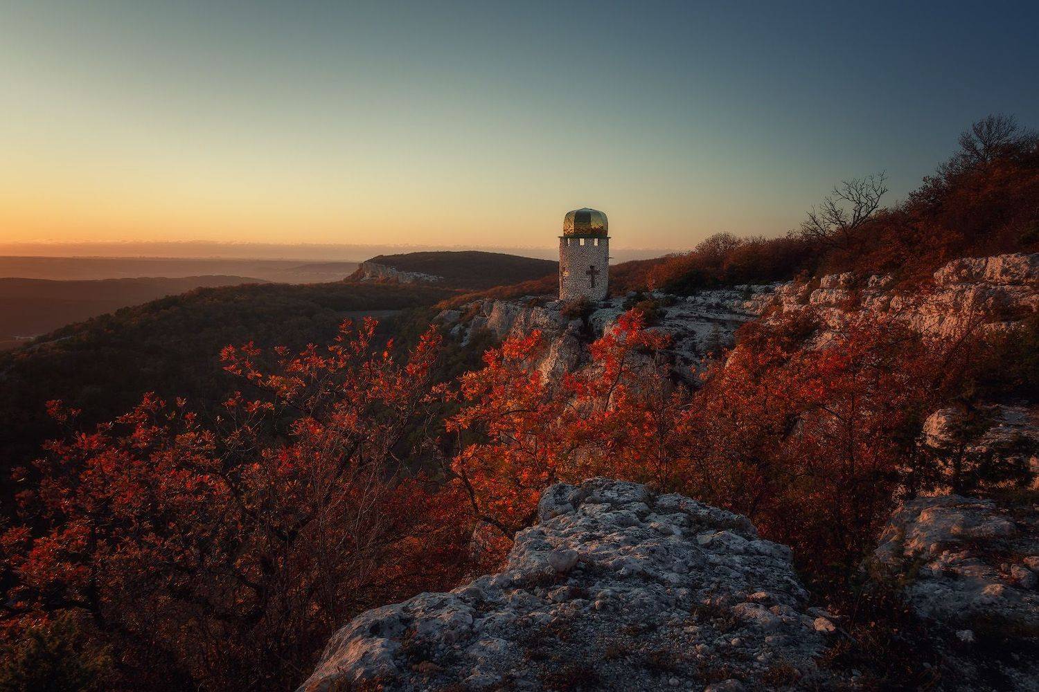 крым, осень, лес, горы., Владимир Дубинин