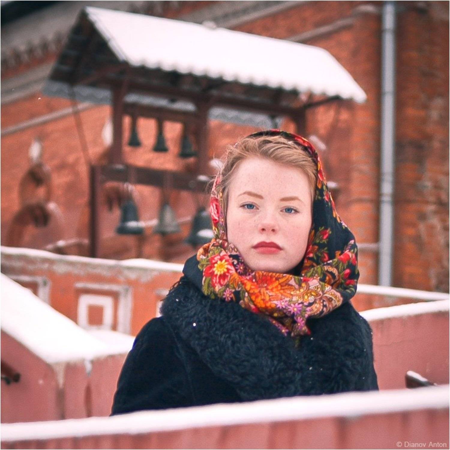 Боярыня, Морозова, зима, Москва,, Храм, Дианов Антон