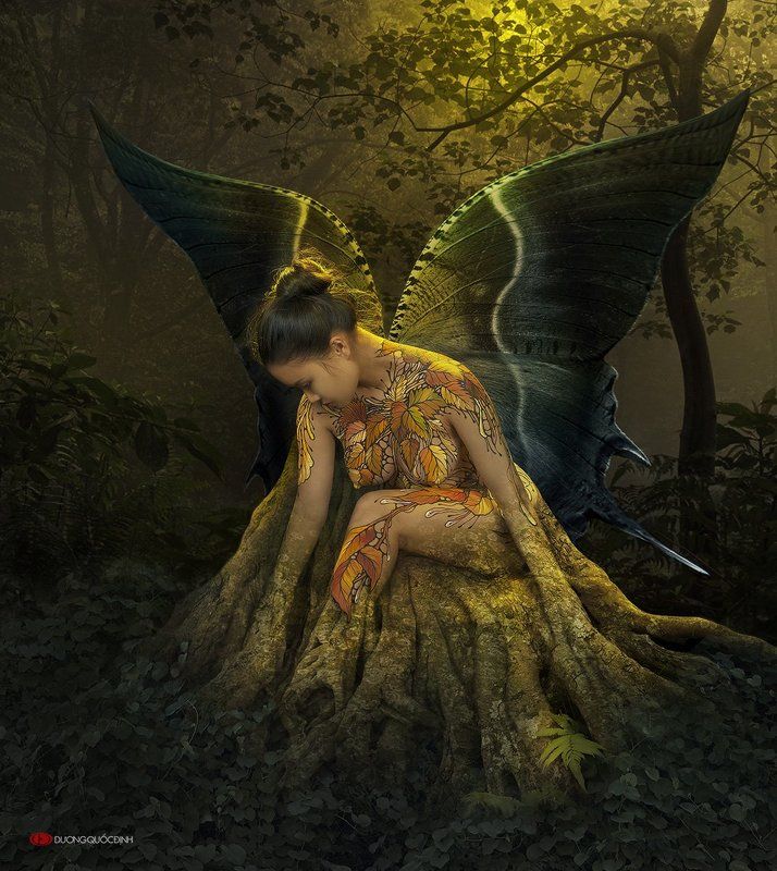 Painting body and photo by Duong Quoc Dinh фото превью