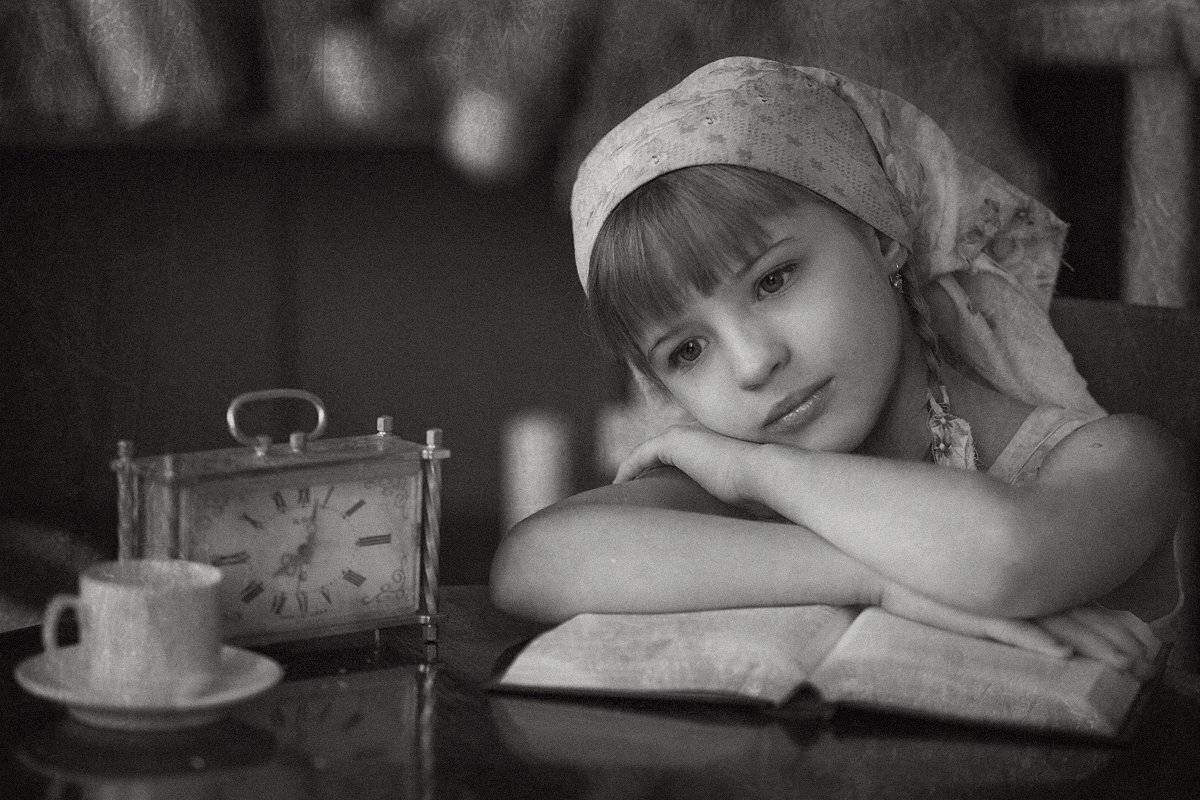 дети,портрет,детский портрет,черно-белое, Оксана