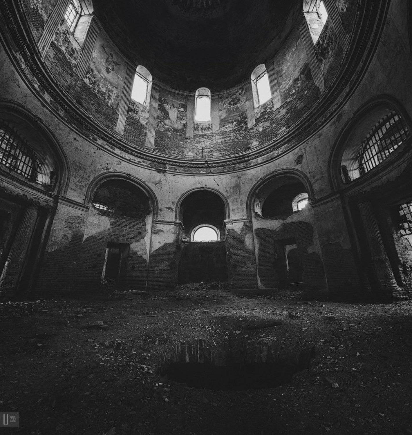 могила, монах, церковь, склеп, святые, U-235