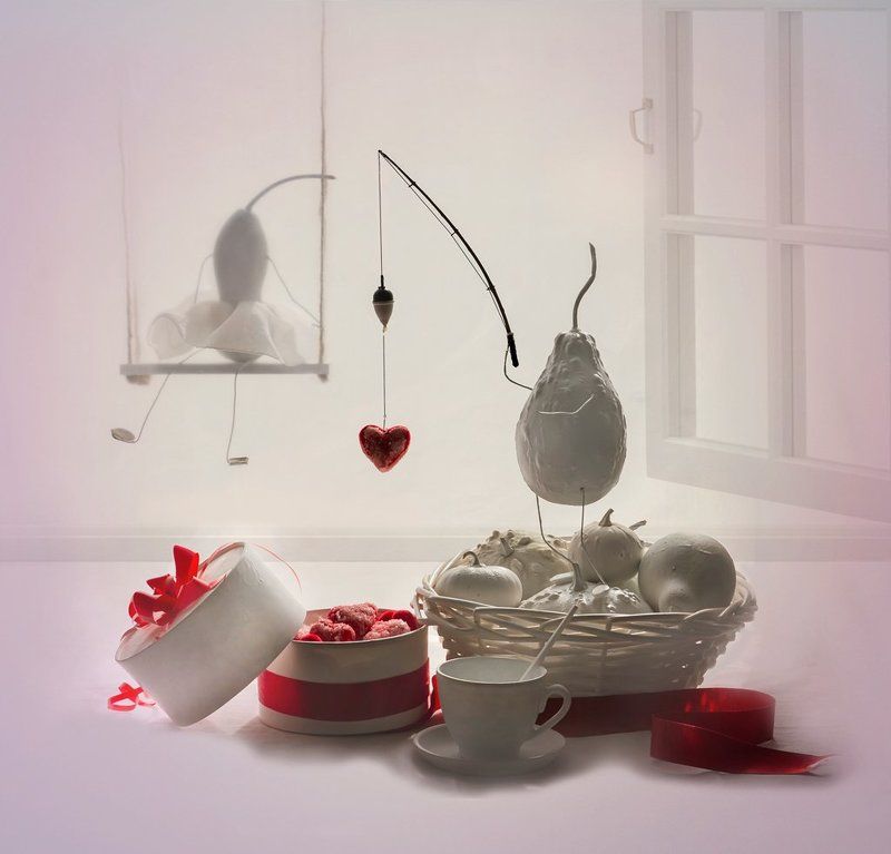 натюрморт,  любовь, праздник,настроение,улыбка ... Я тебя лю .... фото превью