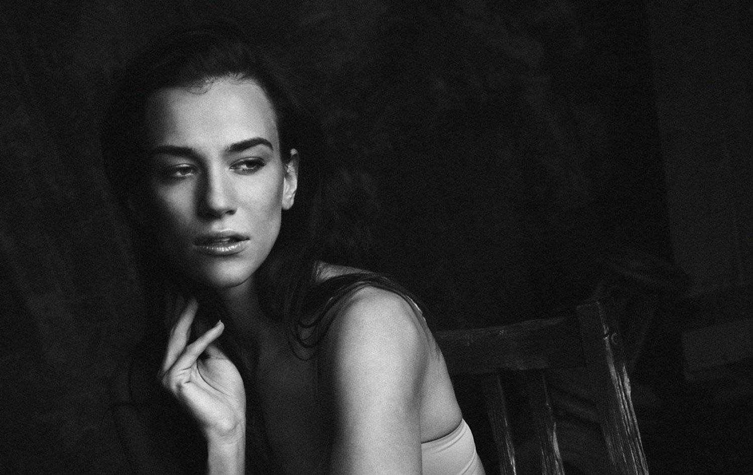 Beautiful, Beauty, Black & white, Bw, Emotion, Face, Girl, Light, Model, Moscow, Nikon, People, Portrait, Studio, Андрей Лободин