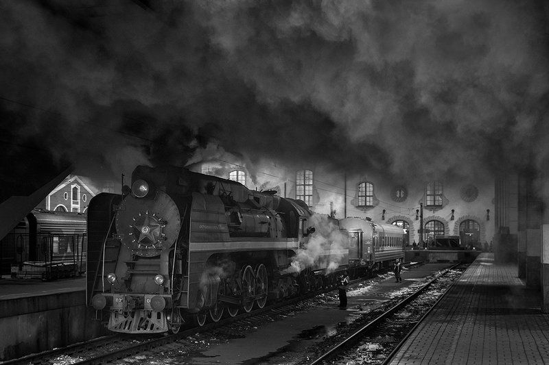 Вагон, Вокзал, Генерал, Дым, Паровоз, Победа, Поезд, Рельсы, Ретропоезд, Ржд, Станция Мой параллельный мир фото превью