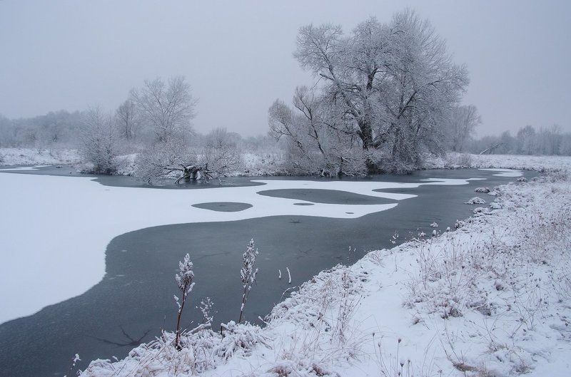 зимнее утро на старице... фото превью