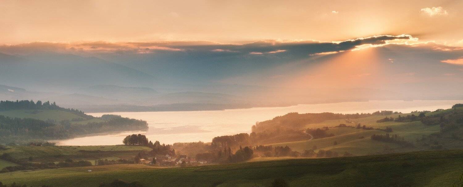 Октябрь, Осень, Словакия, Утро, Вейзе Максим