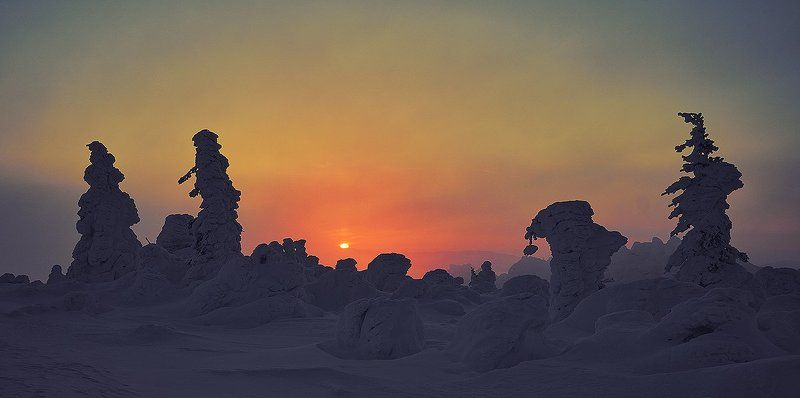 пейзаж Урал Таганай Утро нового мира... фото превью