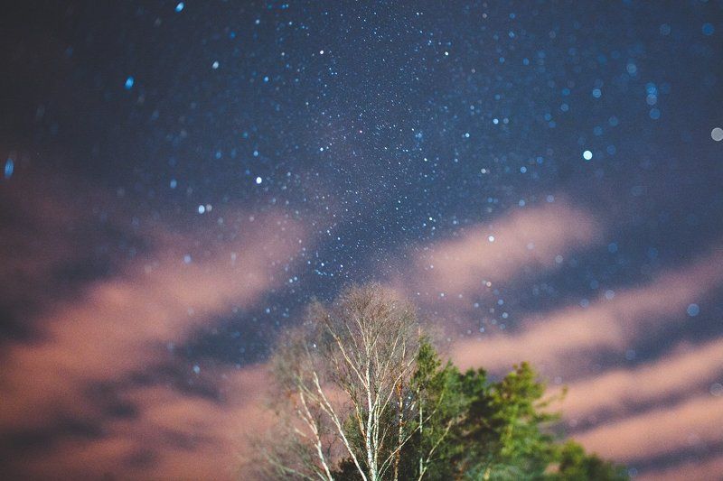 Ts-e45mm, Звезды, Небо, Ночь, Пейзаж Где-то там далеко фото превью