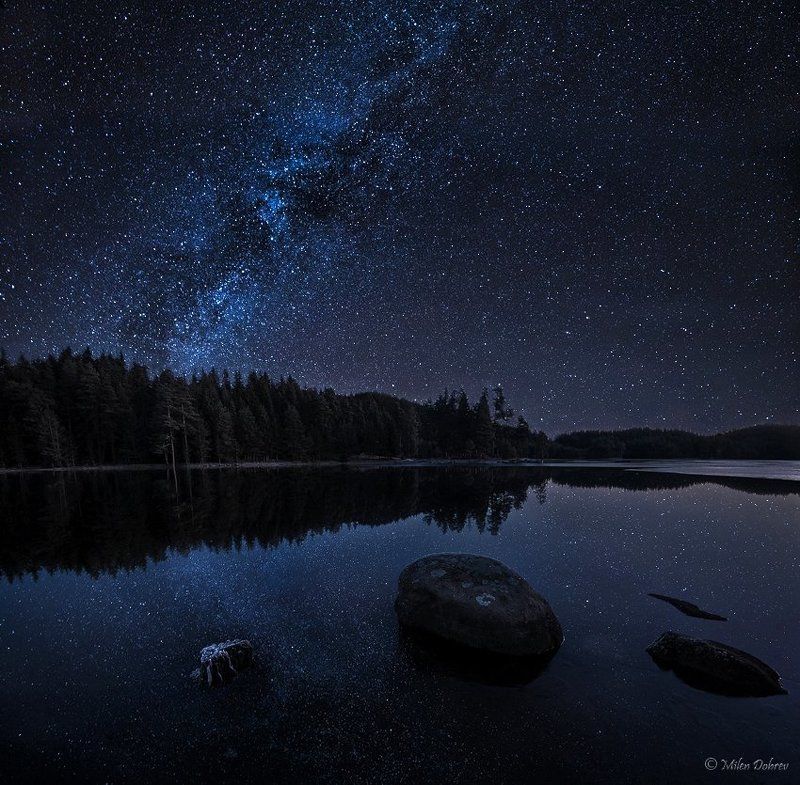 Landscape, Milky way, Night *** фото превью