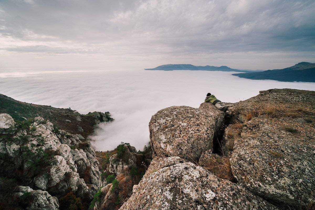 Демерджи, Крым, Облака, Октябрь 2014, Олег Логунов, Осень, Рассвет, Олег Логунов