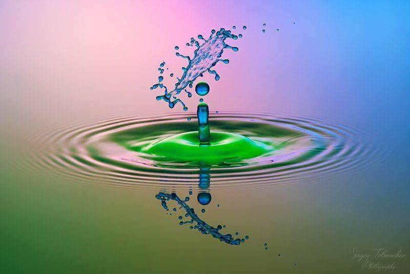Арт, Брызги, Вода, Всплеск, Жидкость, Капли, Макро, Сергей толмачев, Сергей Толмачев