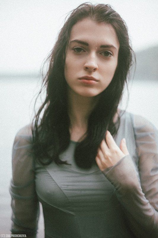 Color, Fog, Lake, Вода, Девушка, Озеро, Туман Foggy Lake фото превью