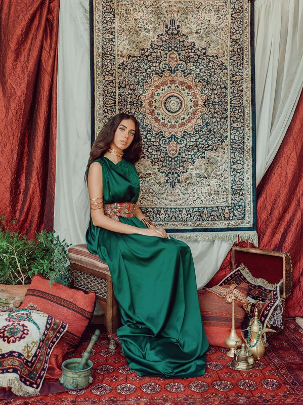Persian Style, Arabic Style, Set design, editorial, Arabian beauty Malak фото превью