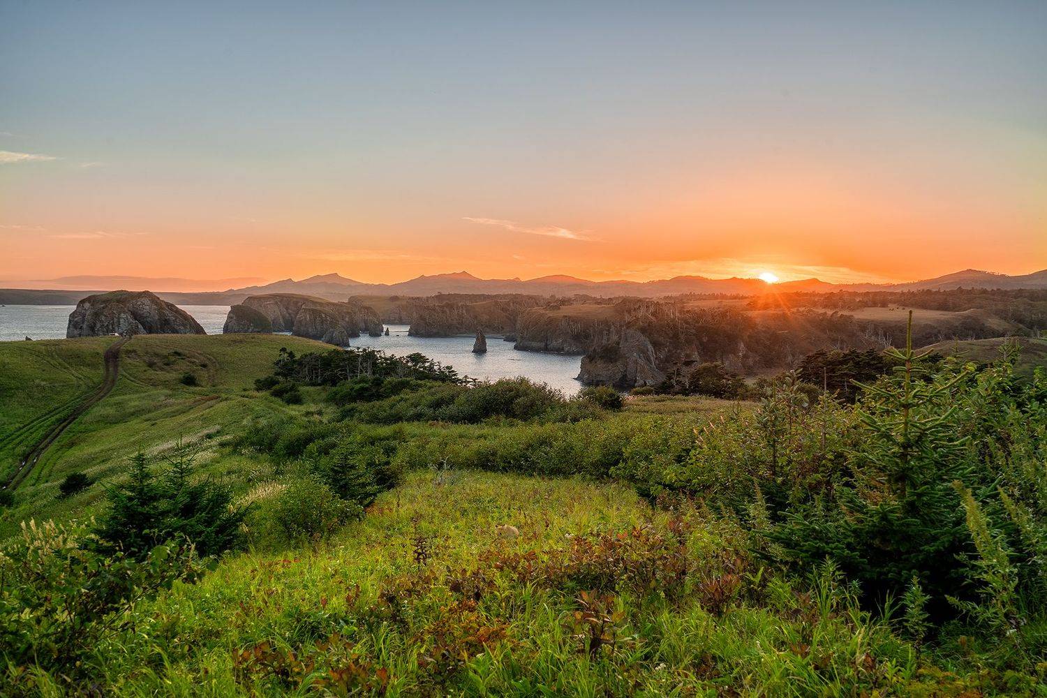 Курилы, Шикотан, Россия,пейзаж, ночь, океан, Лариса Николаевна Дука