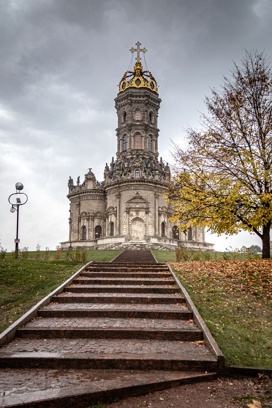 #lдубровицы #подмосковье #россия #малыегородароссии #туризмроссия #пороссии #храм #природа Храм Знамения Пресвятой Богородицы фото превью