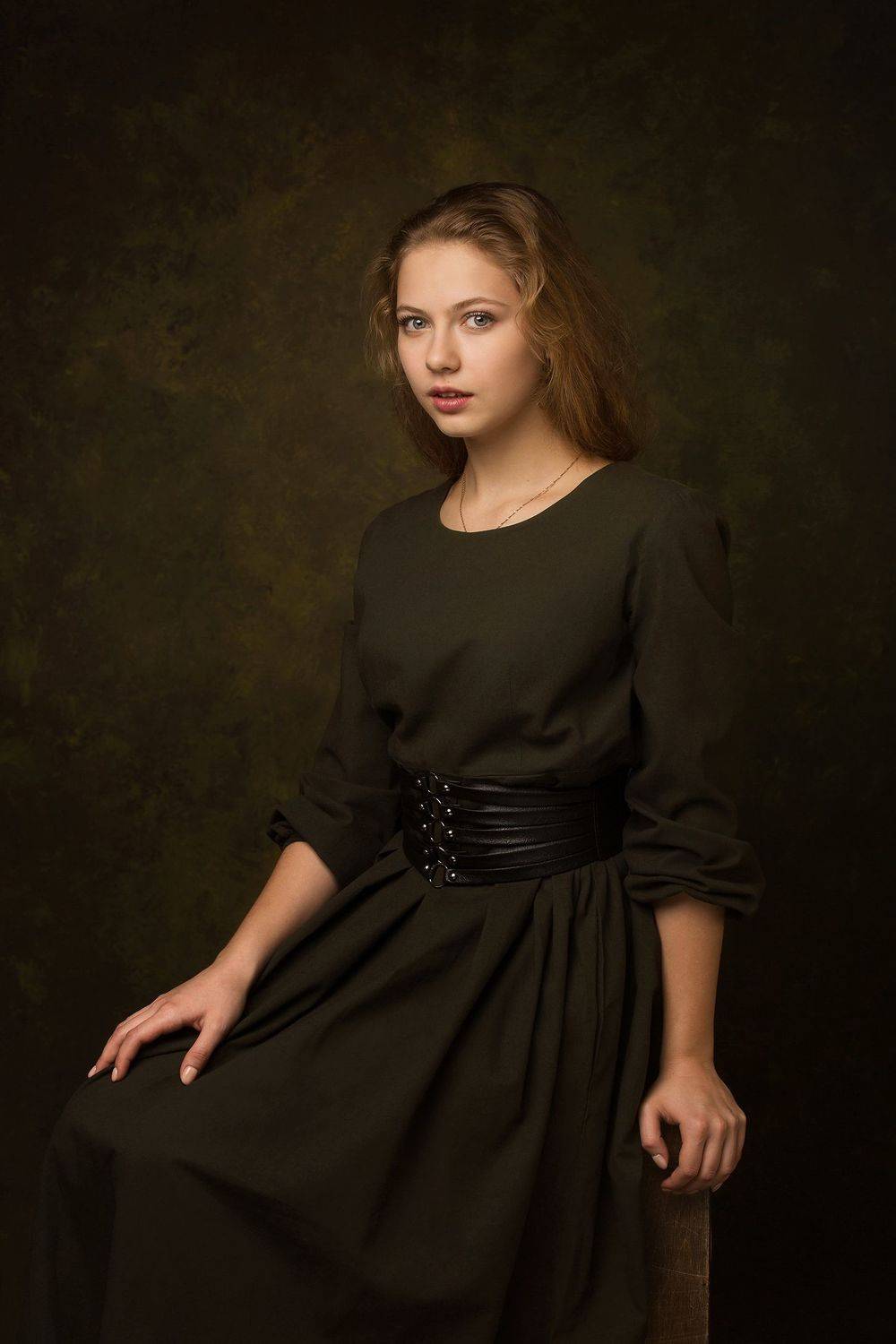 портрет, девушка, Алексей Назаров